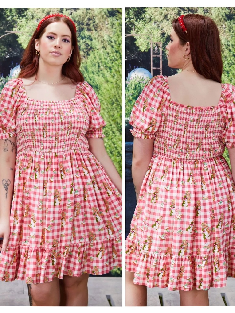 Boxlunch Disney Lilo & Stitch Reuben Gingham Plus Size Dress size 2 (size 18-20)